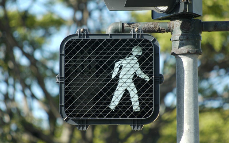 Electronic cross walk