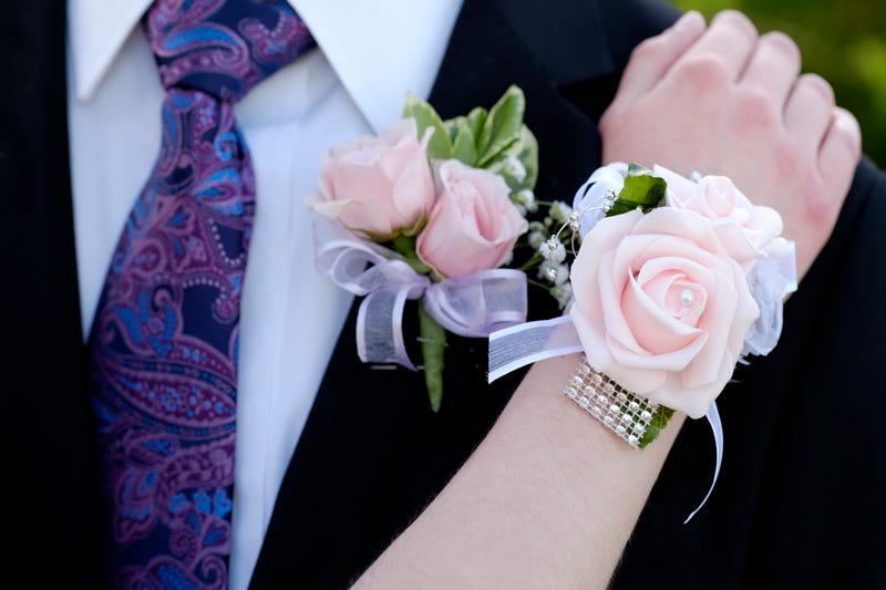 Prom night corsage