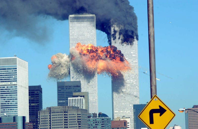 World Trade Center under attack