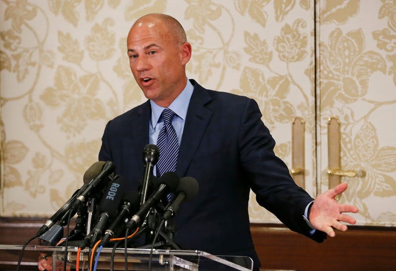Attorney Michael Avenatti, representing some accusers of singer R. Kelly, details recent federal charges against the artist during a news conference at the Four Seasons on July 15, 2019 in Chicago, Illinois. Kelly has been charged with multiple sex crimes involving four women, three of whom were underage at the time of the alleged encounters. (Photo by Nuccio DiNuzzo/Getty Images)