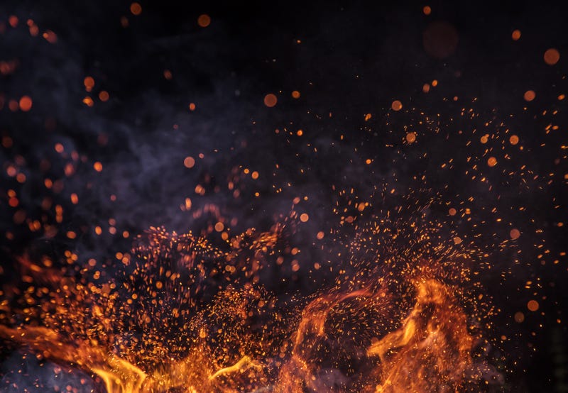 Fire stock photo.