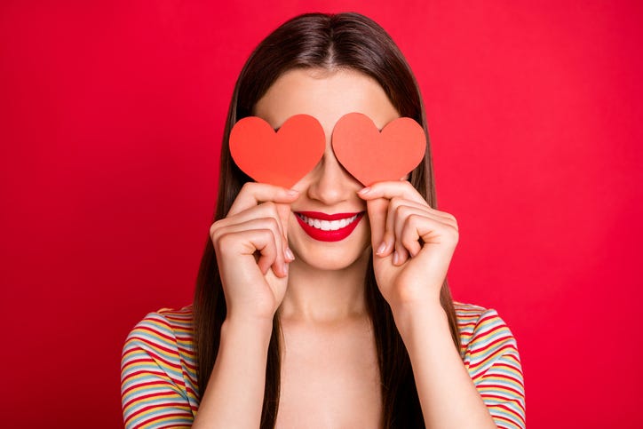 Woman in love