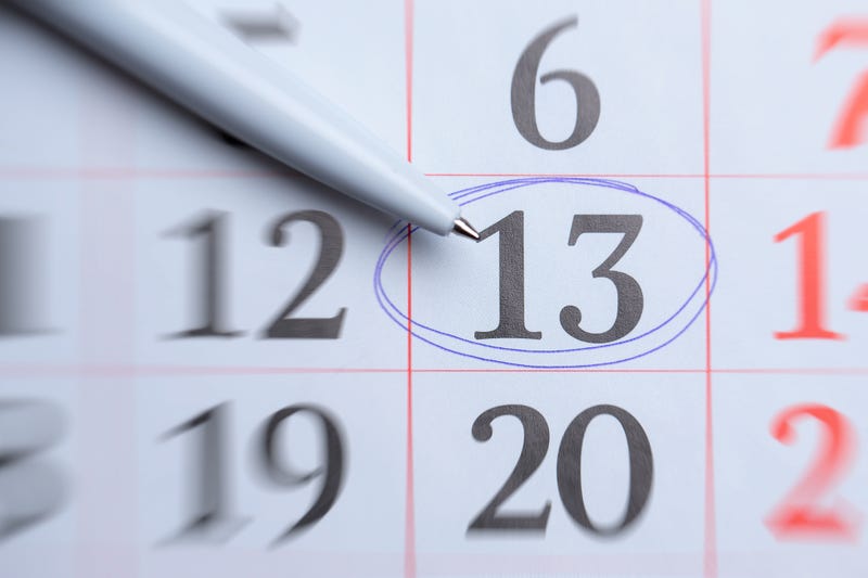 Today is Friday the 13th!