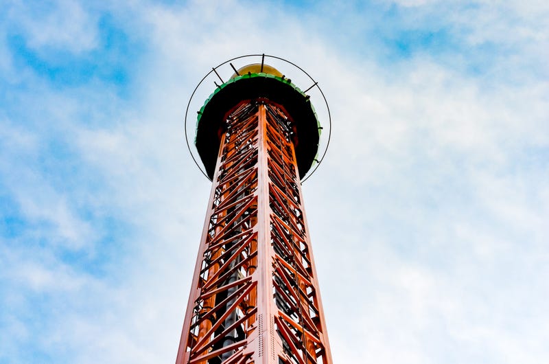 amusement park ride tower