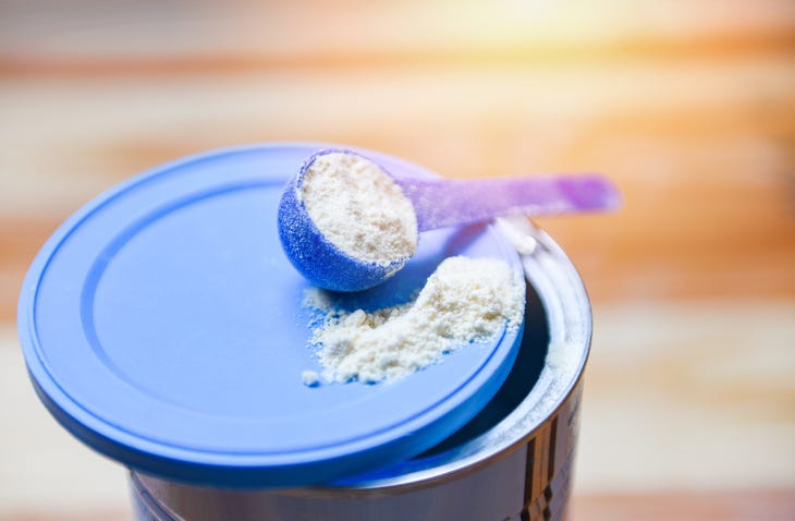 Baby formula. 