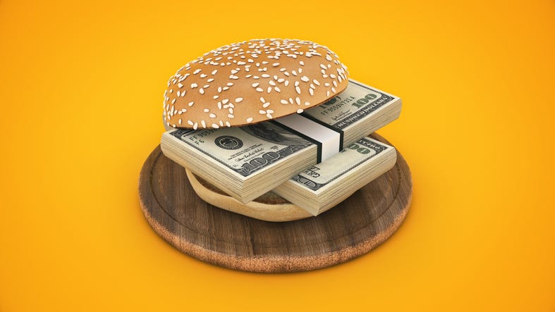 Money in food