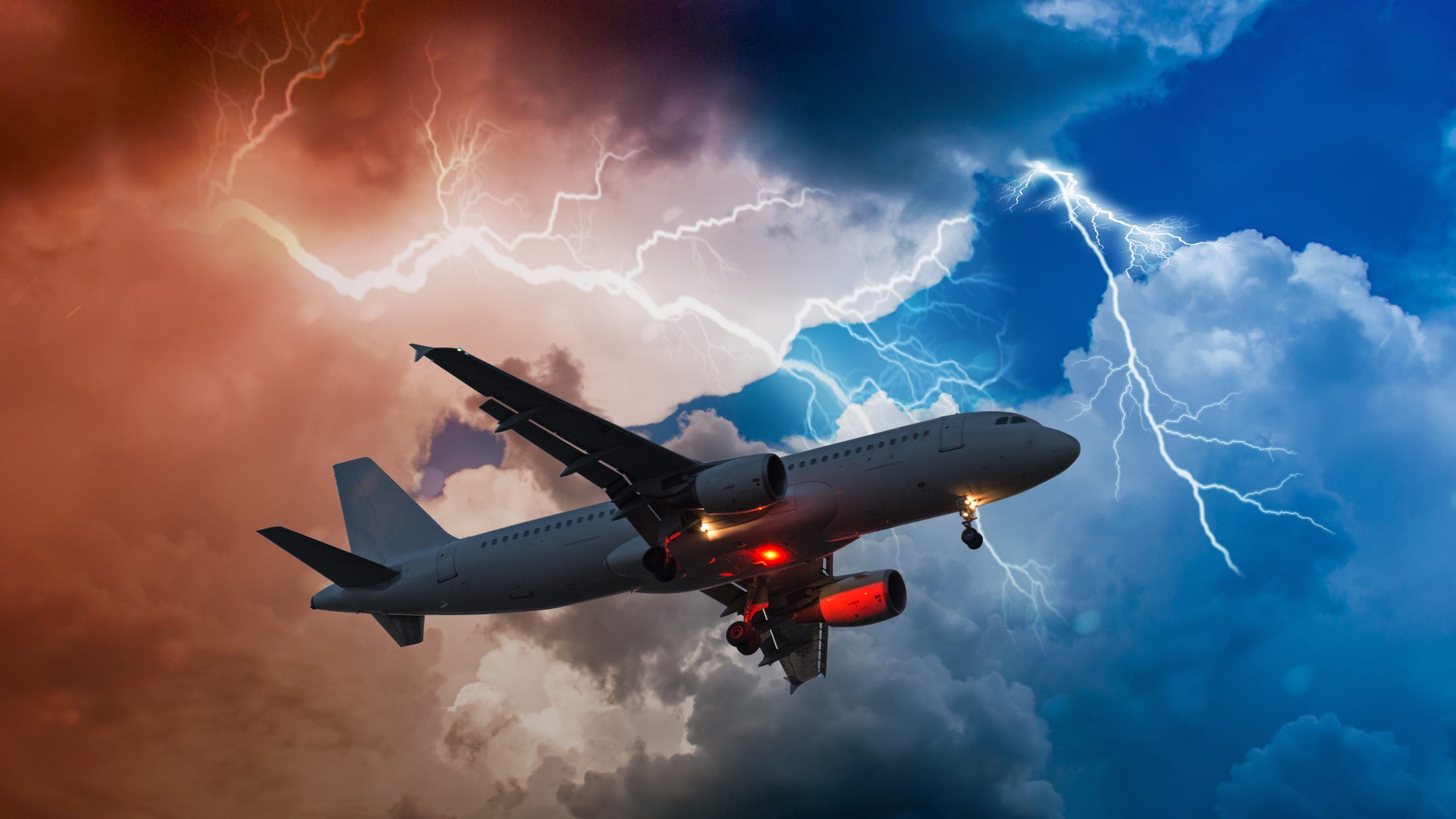Lightning strikes twice: When should you panic on a plane?