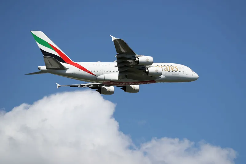 Emirates Airbus A380.
