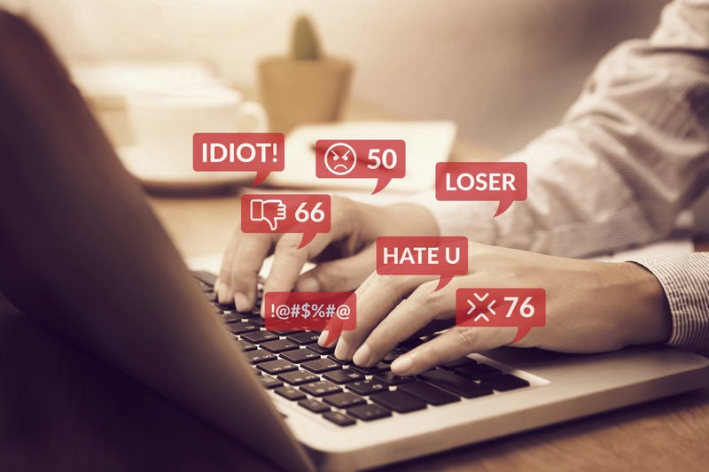 Hateful icons from computer