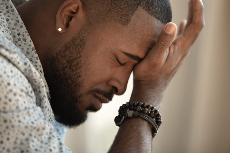 stressed man