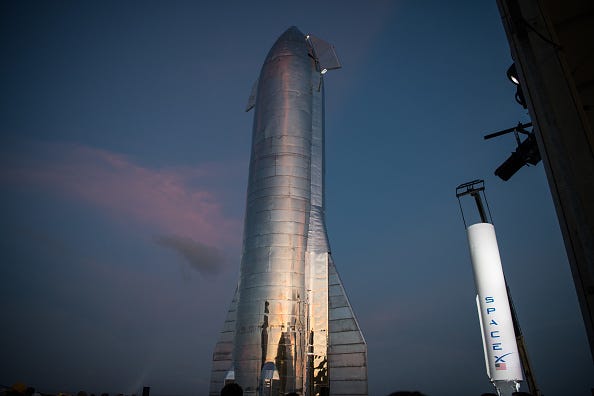 A prototype of SpaceXs Starship