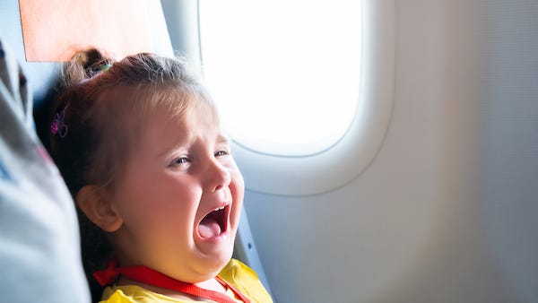 Southwest passenger throws a temper tantrum over a crying baby on the plane