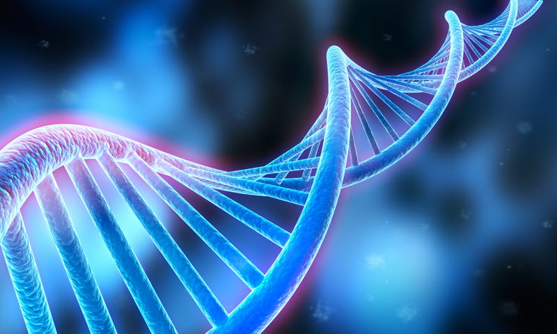 DNA illustration.