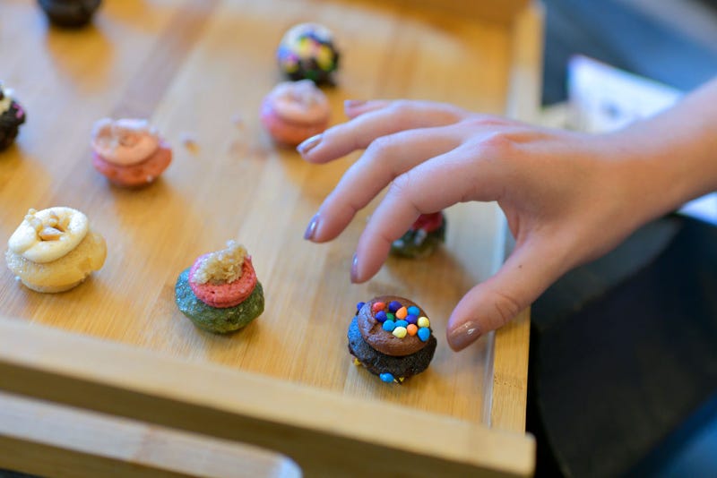 A view of vegan cookies from Baked by Melissa