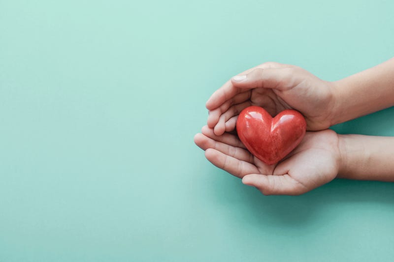 Heart in hands