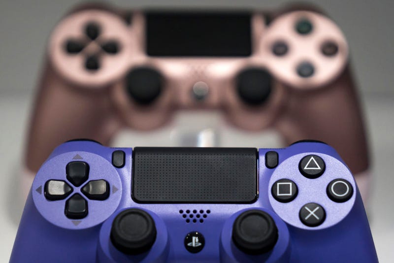 Wireless controller for the PlayStation 4 (PS4) game console are displayed in the Sony Interactive Entertainment Inc. booth on the business day of the Tokyo Game Show 2019 at Makuhari Messe on September 12, 2019 in Chiba, Japan. The Tokyo Game Show will be open to the public on September 14 and 15, 2019. (Photo by Tomohiro Ohsumi/Getty Images)