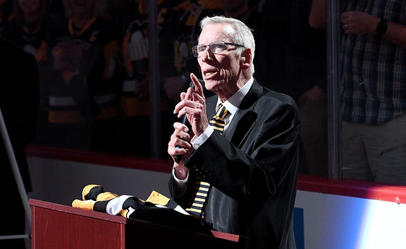 Pittsburgh Penguins broadcaster Mike Lange