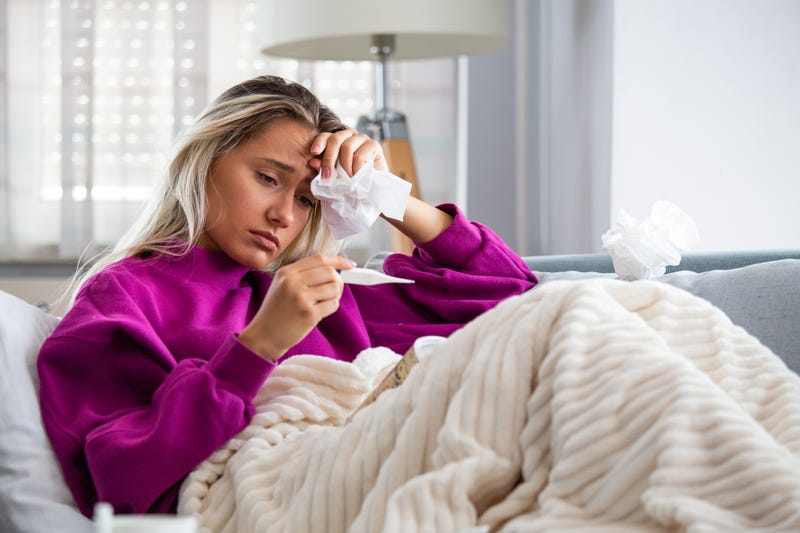 sick woman