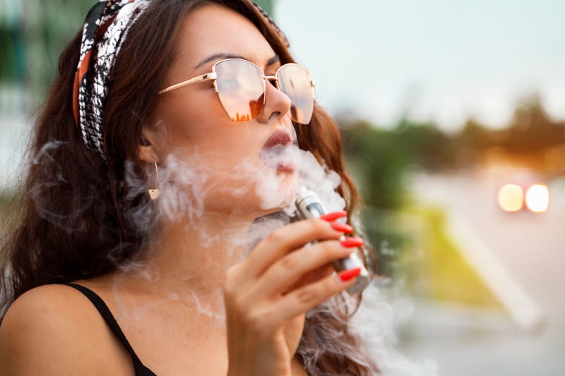 Vaping stock photo.