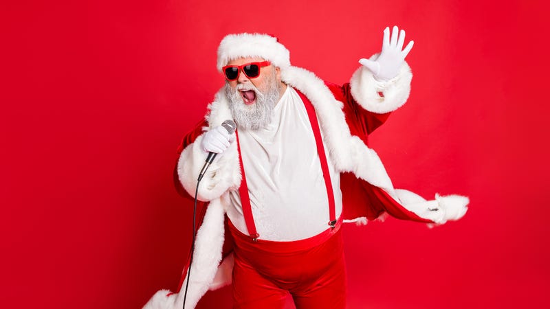 Santa Claus singing