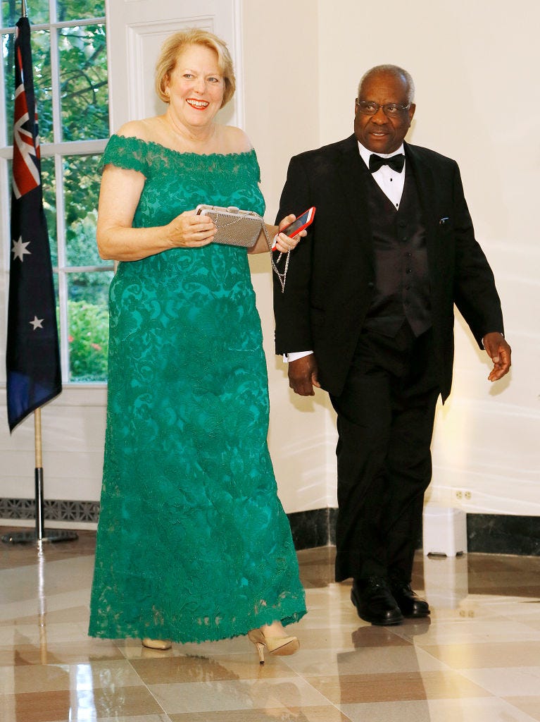 Ginni and Clarence Thomas