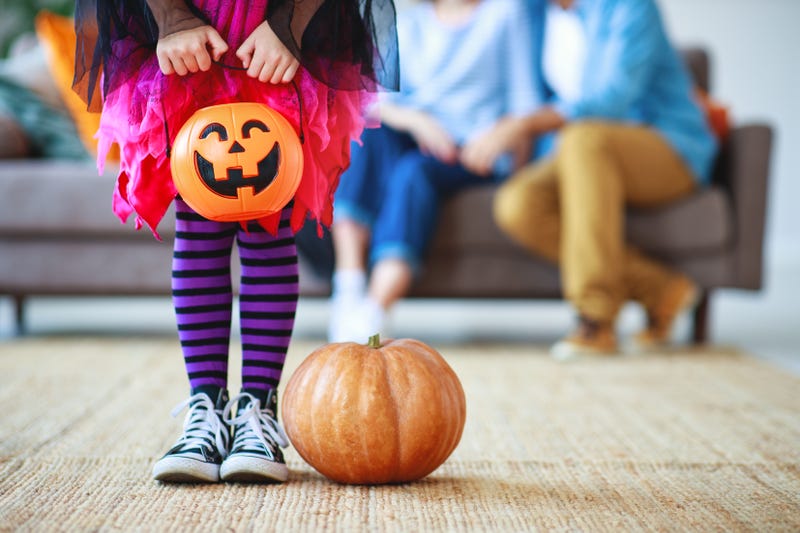 Child with Halloween
