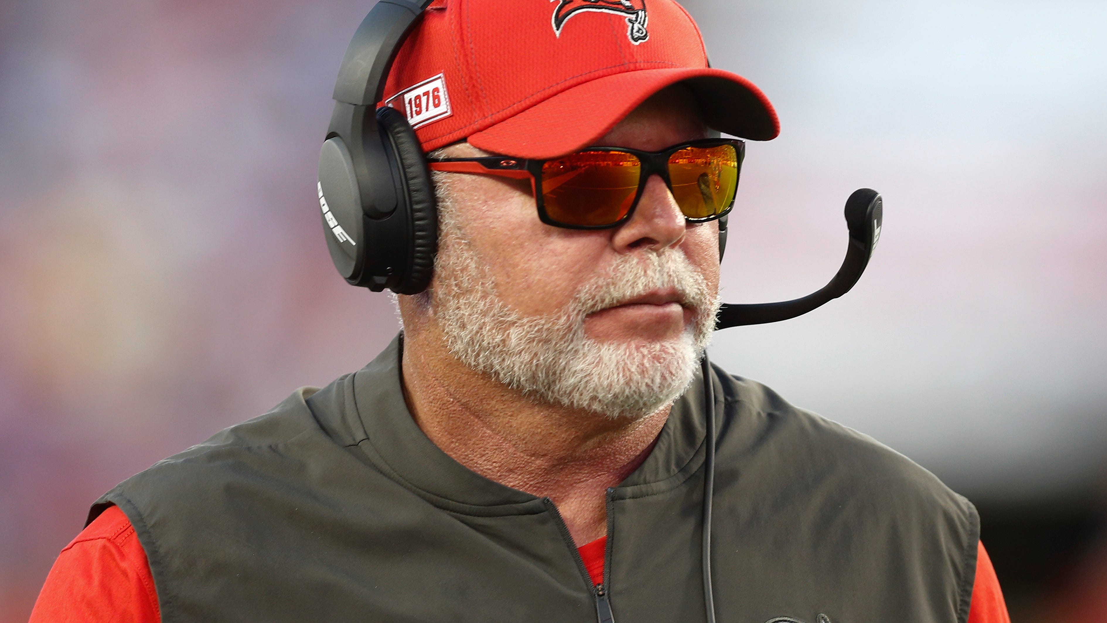 Bucs Coach Says He Was 'Shocked' by Tom Brady Signing