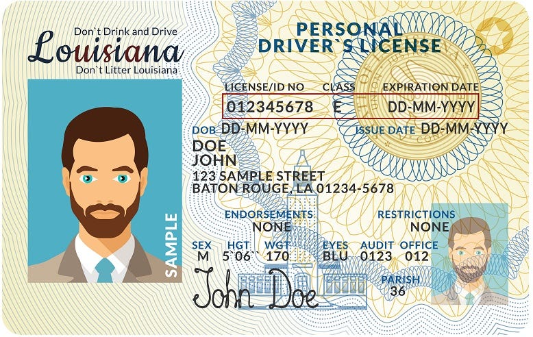 Read this if you have a Louisiana driver's license
