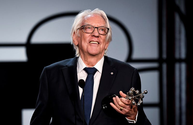  American actor Dunald Sutherland receives the Donostia award during 67th San Sebastian Film Festival on September 26, 2019 in San Sebastian, Spain. 