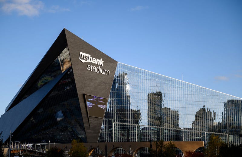 A general view outside U.S. Bank Stadium before the game between the Washington Redskins and Minnesota Vikings on October 24, 2019 in Minneapolis, Minnesota.