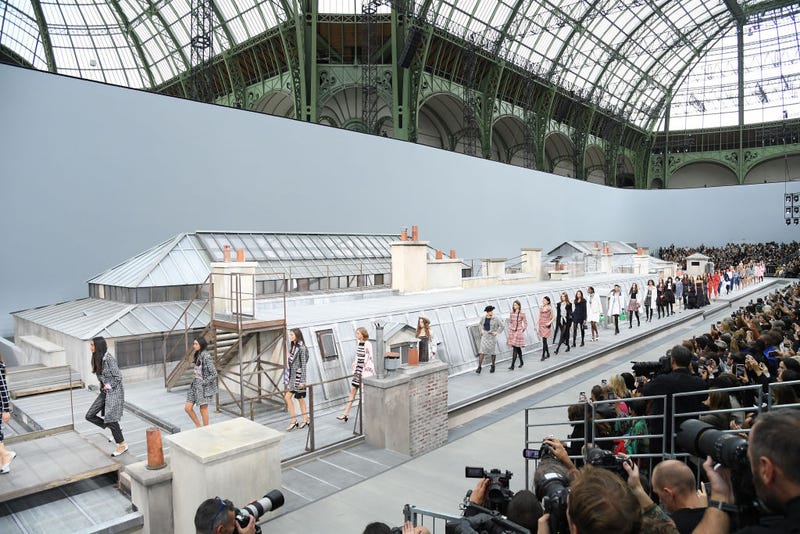 Gigi Hadid Confronts Catwalk Crasher During Paris Fashion Show