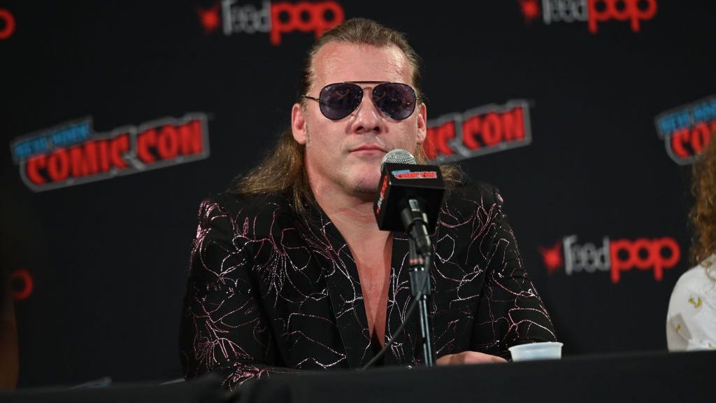 WATCH: Chris Jericho gives fan a not-so-gentle reminder to stay in his seat