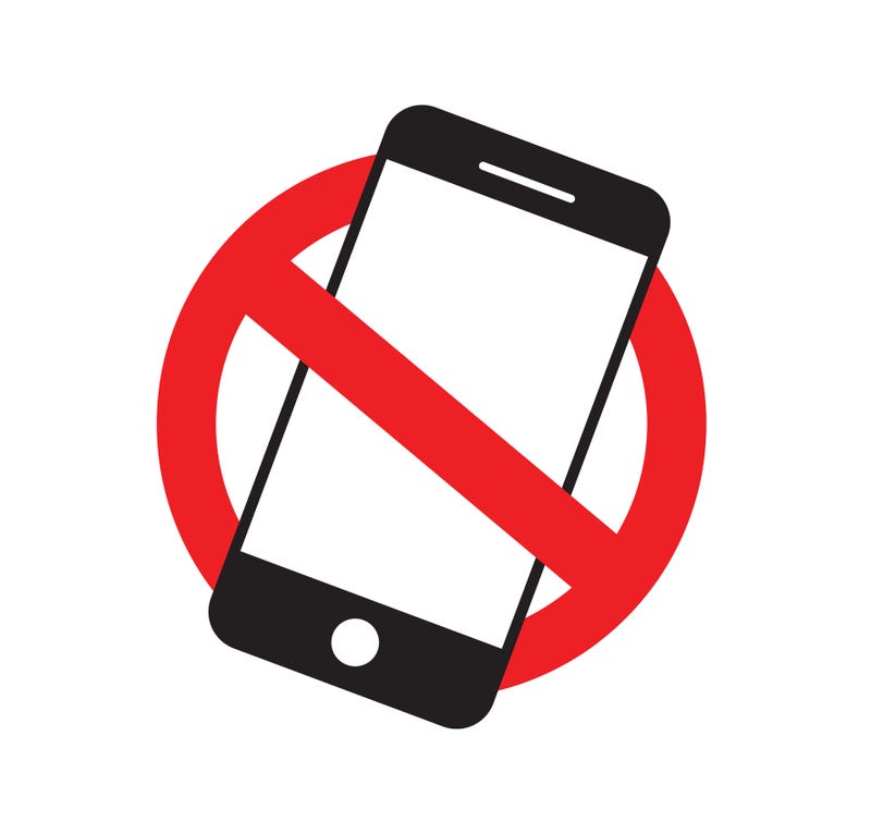 No cell phone sign