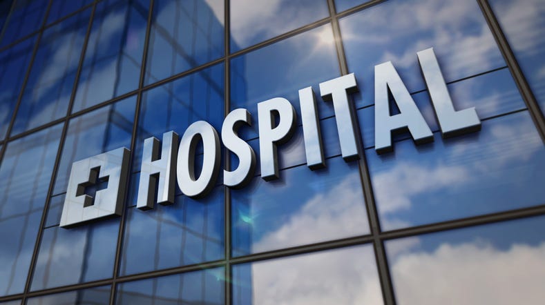 Exterior of a hospital 