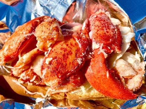 HOT BUTTERED LOBSTER ROLL