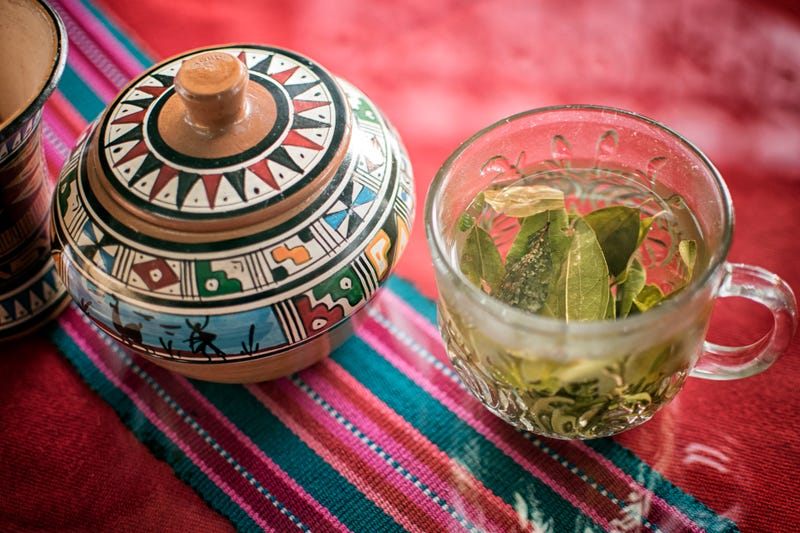 coca tea from Peru 