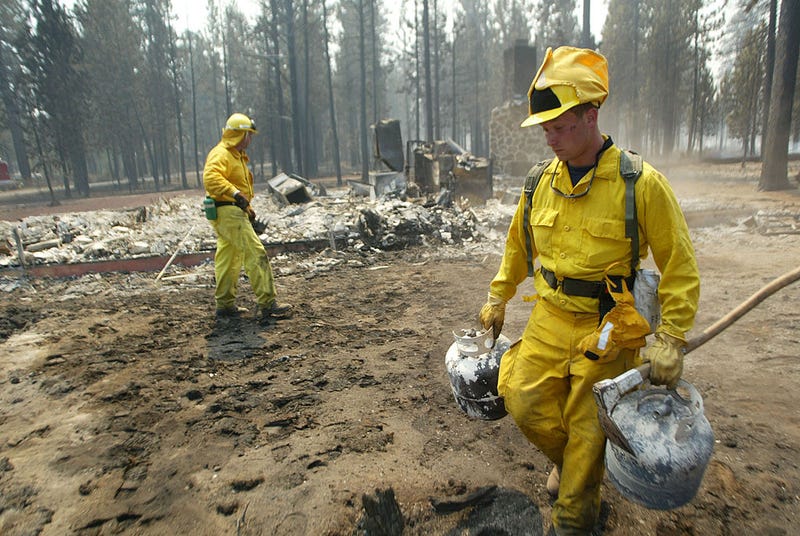 Firefighters are becoming exhausted as crews move from one fire to the next.
