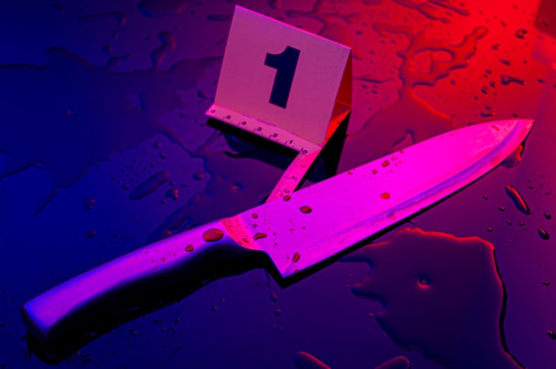 Knife at crime scene