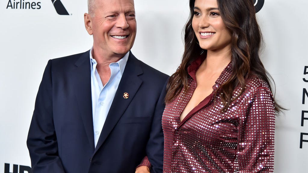 Bruce Willis’ wife shares tender photos with the actor after revealing his aphasia diagnosis