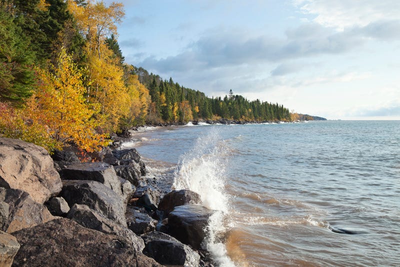 Authorities are investigating the death of a man who was reportedly pummeled by a wave on the shore of Lake Superior and swept out into the lake.