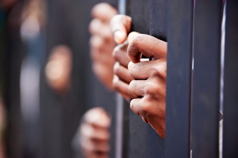 People behind bars 