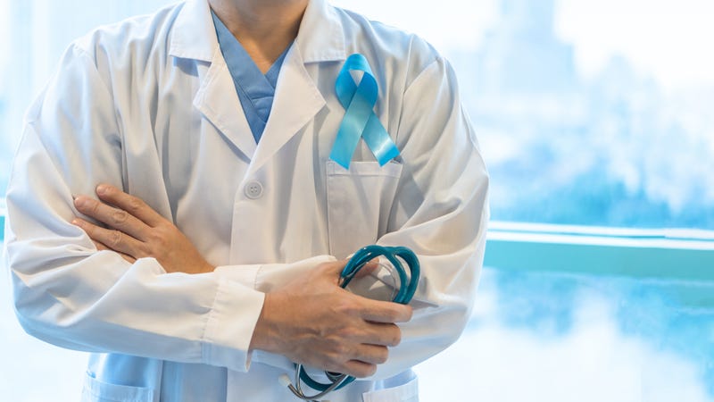 Doctor holding stethoscope