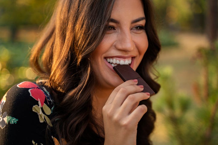 Eating Chocolate
