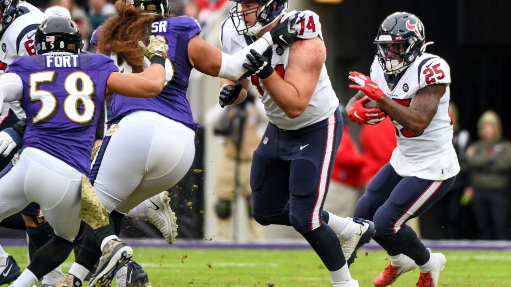 Texans' Max Scharping to get more snaps at left guard with Senio Kelemete in concussion protocol