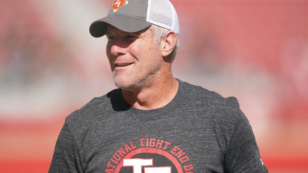 Pharmaceutical company linked to Brett Favre made pitch for state welfare funds at quarterback's Mississippi home