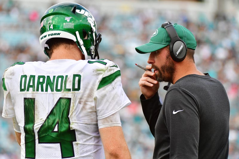 Sam Darnold has struggled under Adam Gase. 