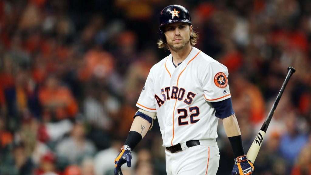 Stadium organist trolls former Astro Josh Reddick by playing 'The Sign'
