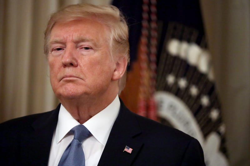 U.S. President Donald Trump delivers remarks during the Medal of Honor ceremony for Army Master Sgt. Matthew Williams in the East Room of the White House October 30, 2019 in Washington, DC. Serving with Special Forces Operational Detachment Alpha in Afghanistan's Shok Valley in 2008, Williams repeatedly risked his life to evacuate four wounded teammates and lead counterassaults after they were pinned down by enemy fire during a mission to capture or kill high-value targets.