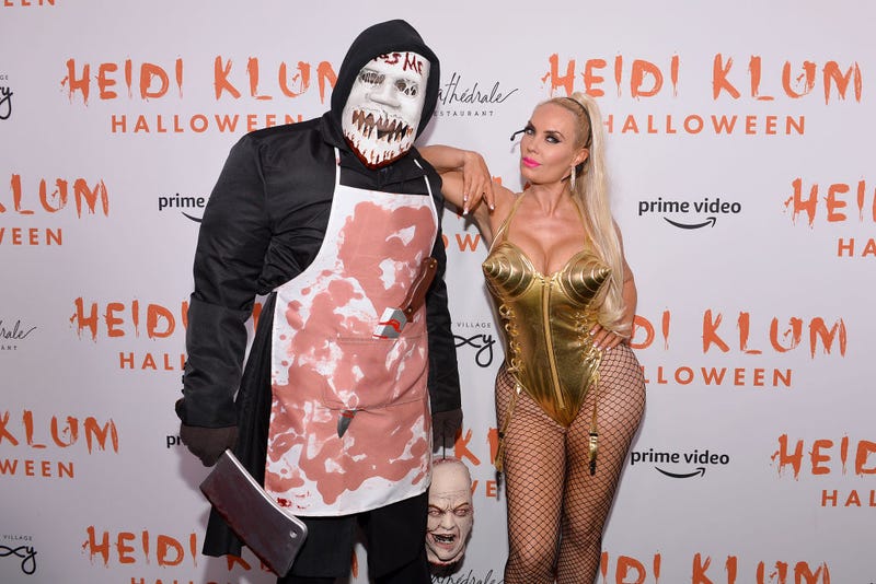 Ice-T (L) and Coco Austin as Madonna attend Heidi Klum's 20th Annual Halloween Party presented by Amazon Prime Video and SVEDKA Vodka at Cathédrale New York on October 31, 2019 in New York City. 