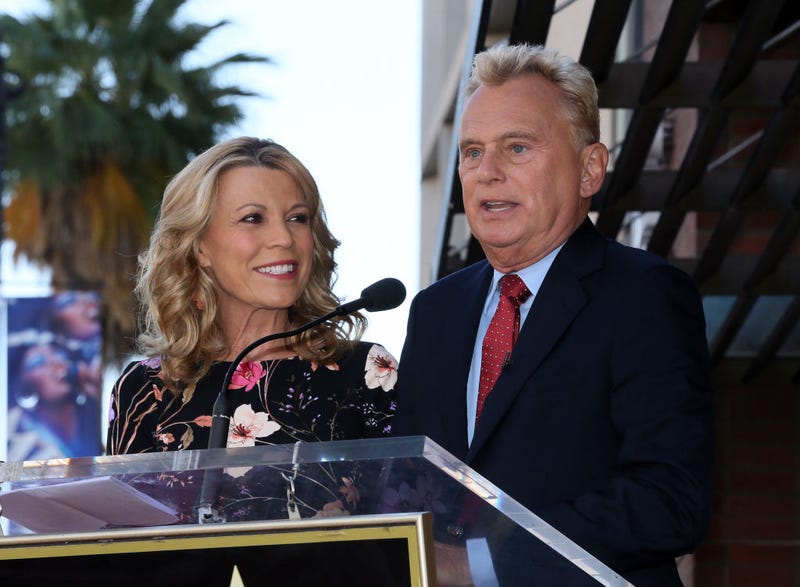 Pat Sajak with Vanna White